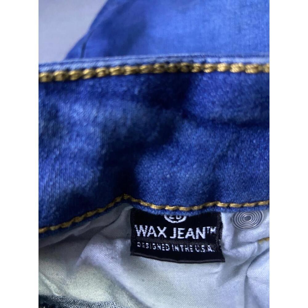 Wax Jean Cozy Up Knit Denim 90014XL Stretch Skinny Blue Jeans Size 20 Design USA - Picture 6 of 11